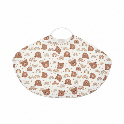 Breastfeeding Cover with Bear and Rainbow Prints
