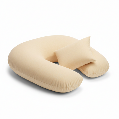 Pregnancy Support Pillow with Auxiliary Pillow Set